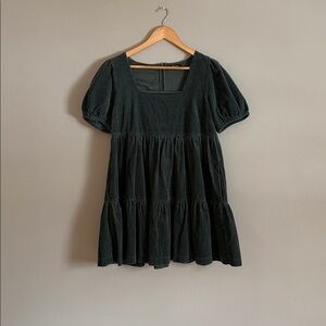 Madewell Dark Green Mini Dress Size 8
